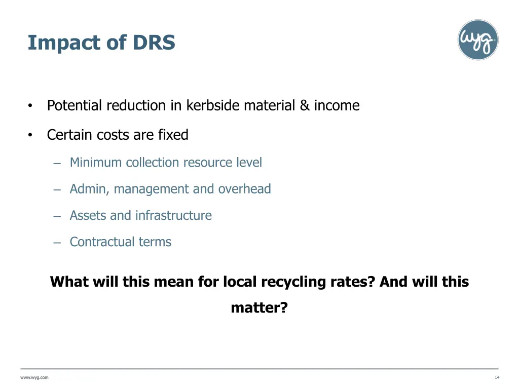 impact of drs 1