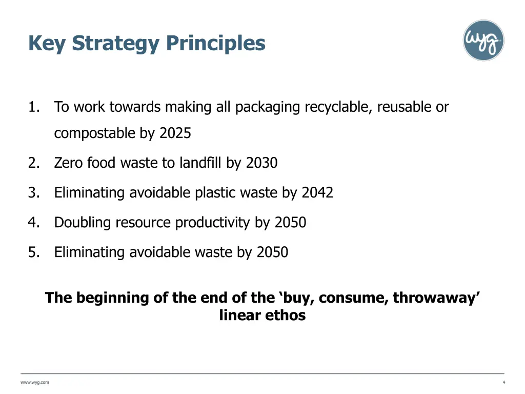 key strategy principles