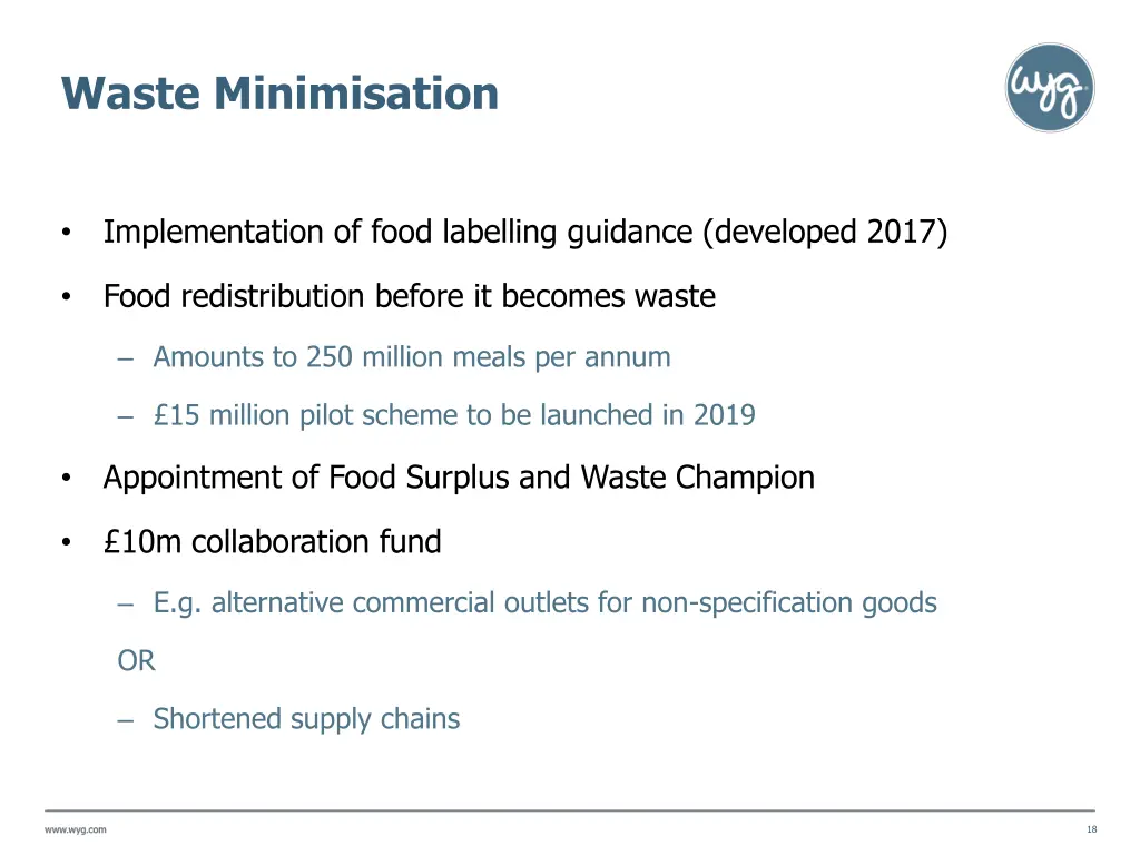 waste minimisation