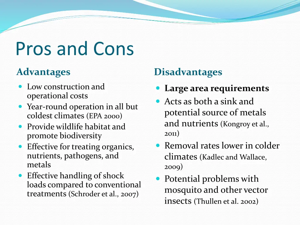 pros and cons
