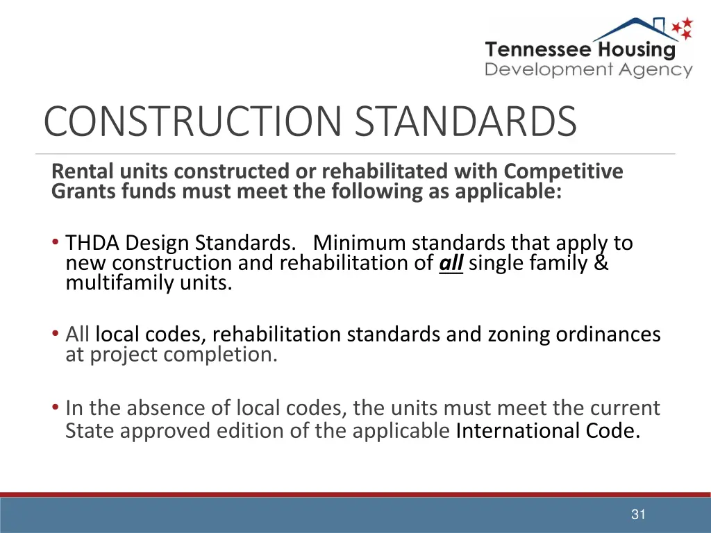 construction standards