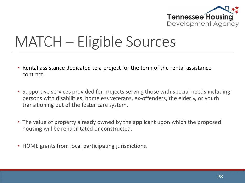 match eligible sources 1