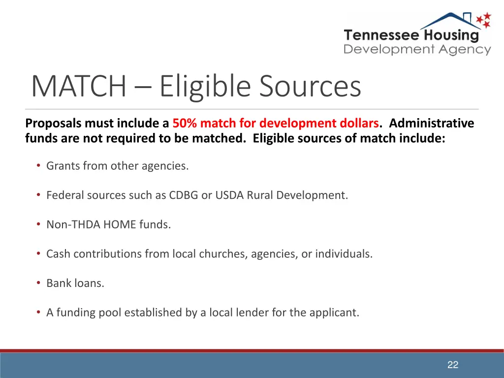 match eligible sources