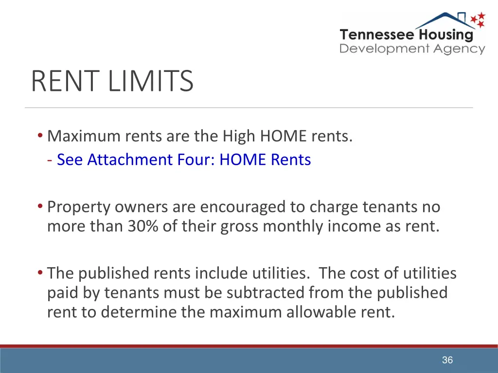 rent limits