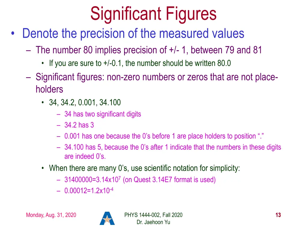 significant figures