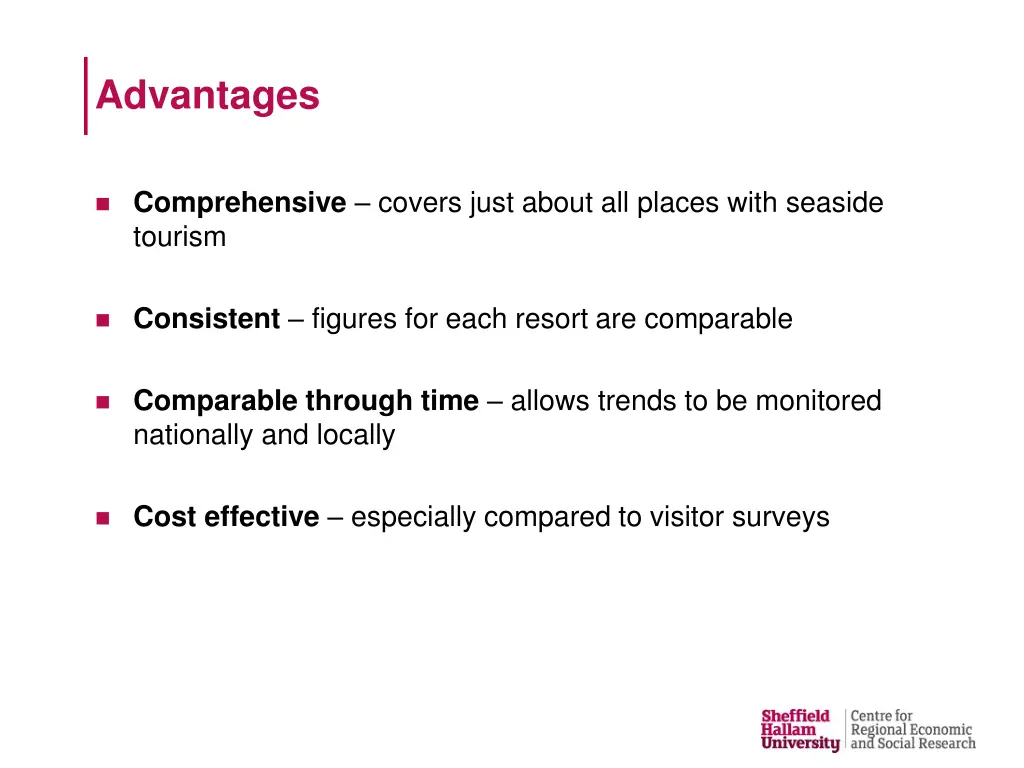 advantages