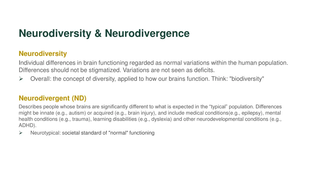 neurodiversity neurodivergence