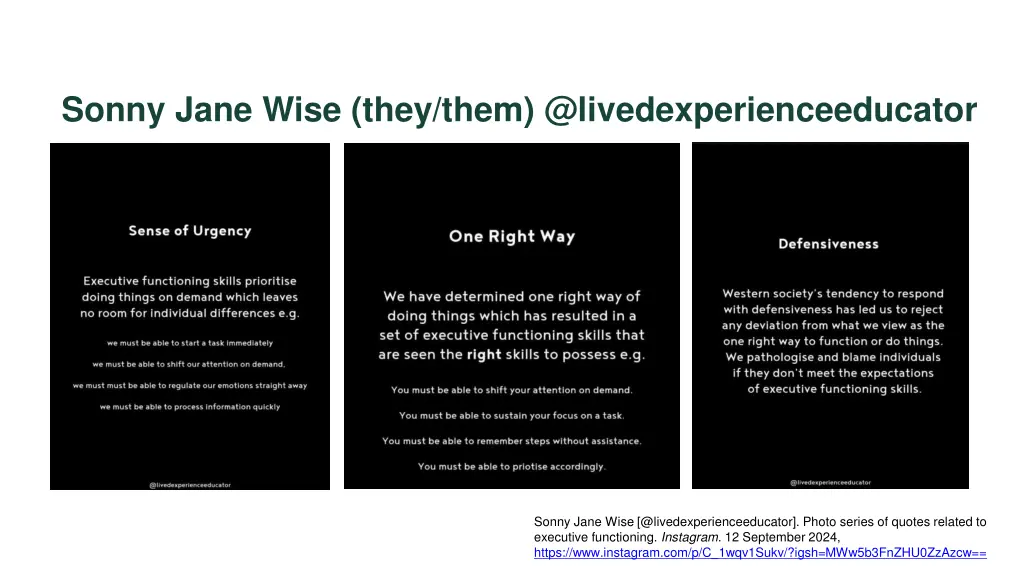 sonny jane wise they them @livedexperienceeducator