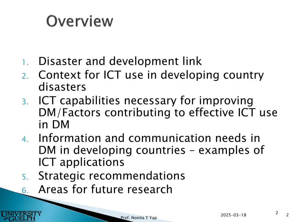 1 disaster and development link 2 context
