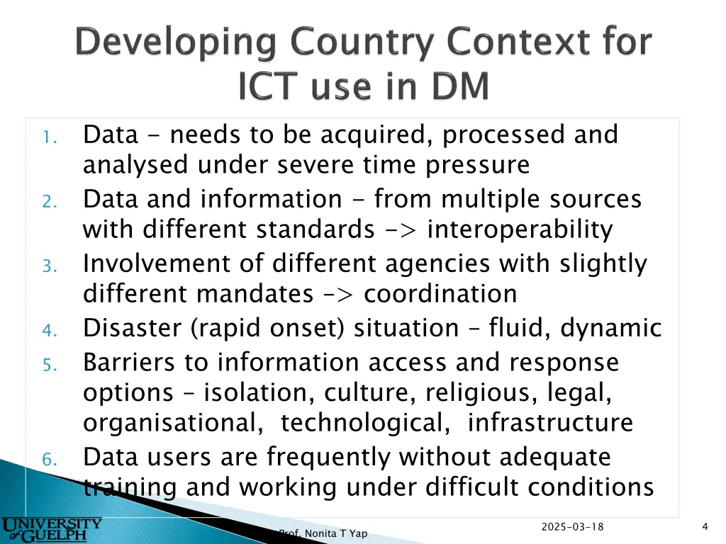 data needs to be acquired processed and analysed