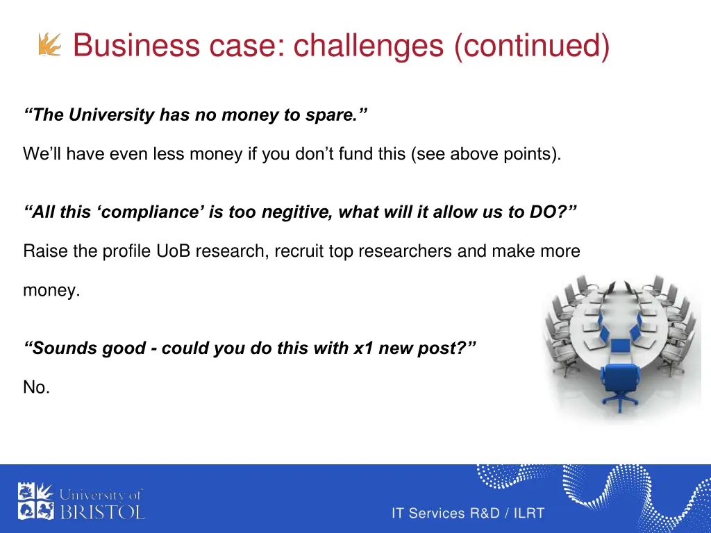 business case challenges continued