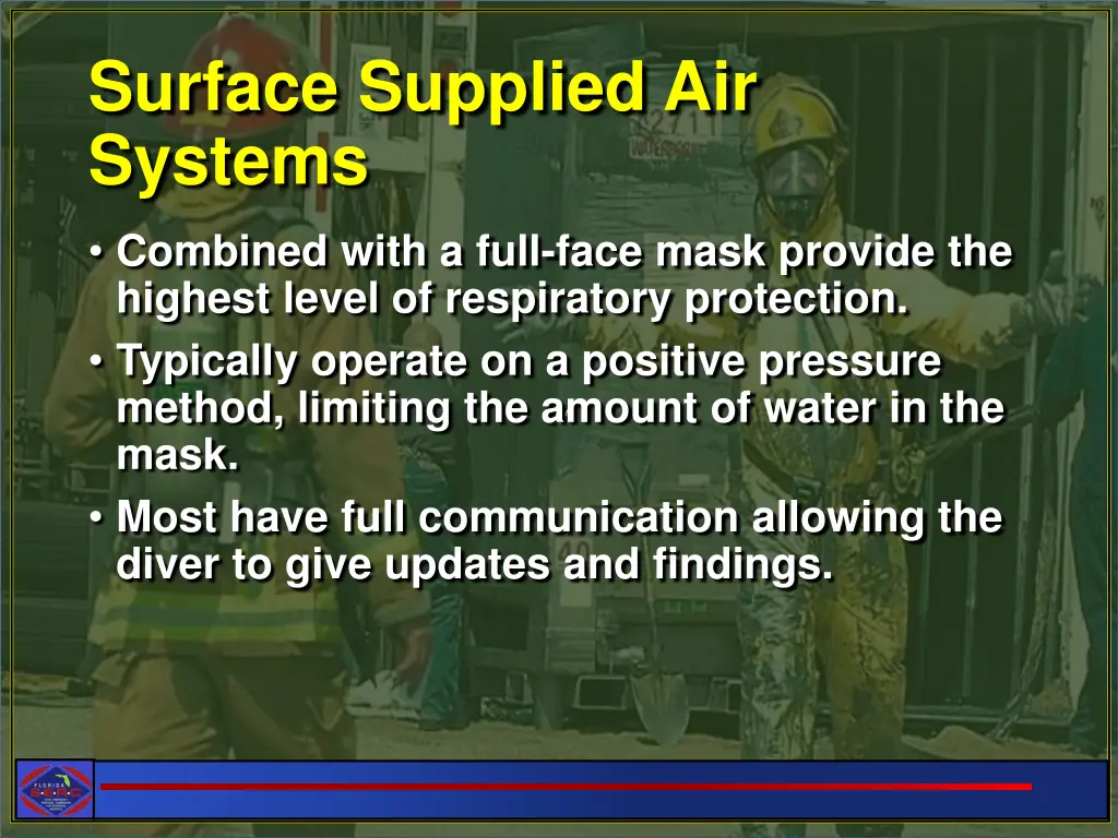 surface supplied air systems