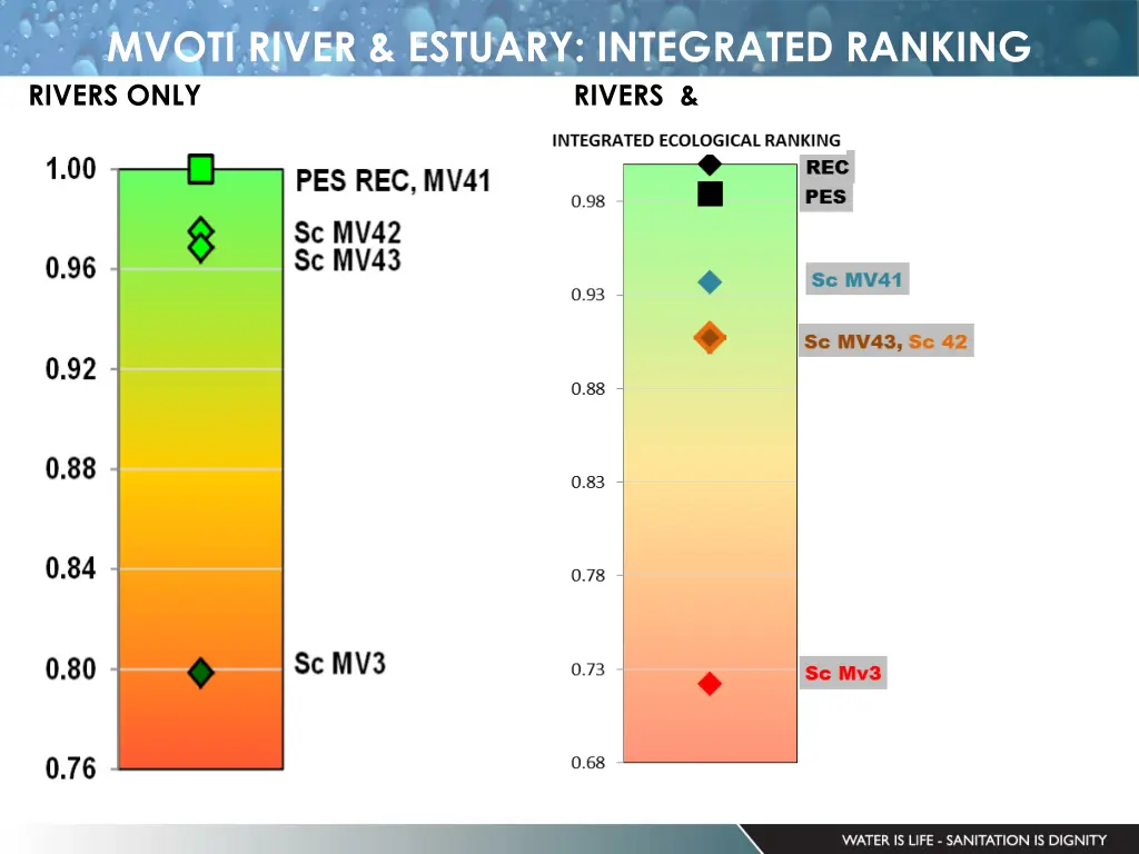 mvoti river estuary integrated ranking rivers only