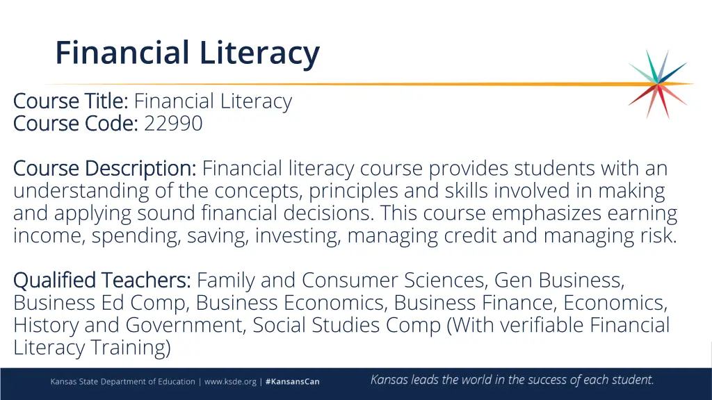 financial literacy