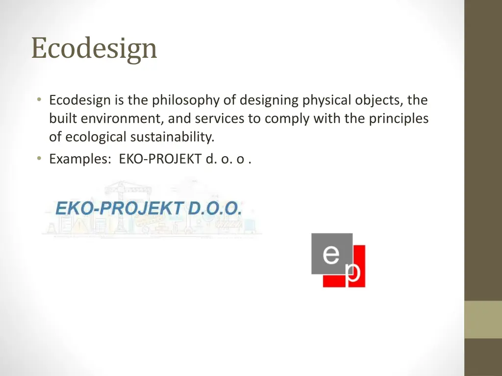 ecodesign