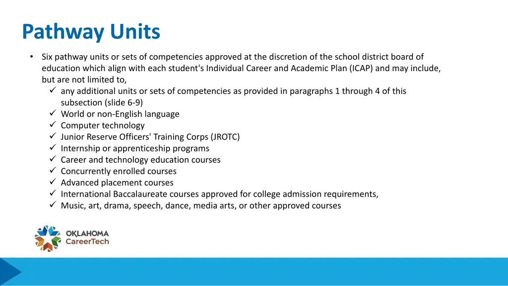 pathway units