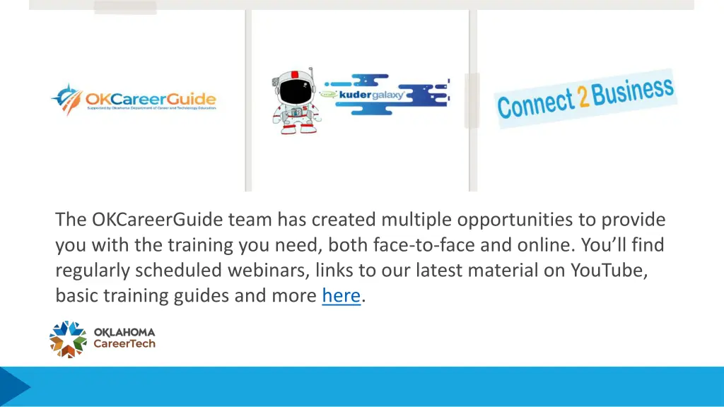 the okcareerguide team has created multiple