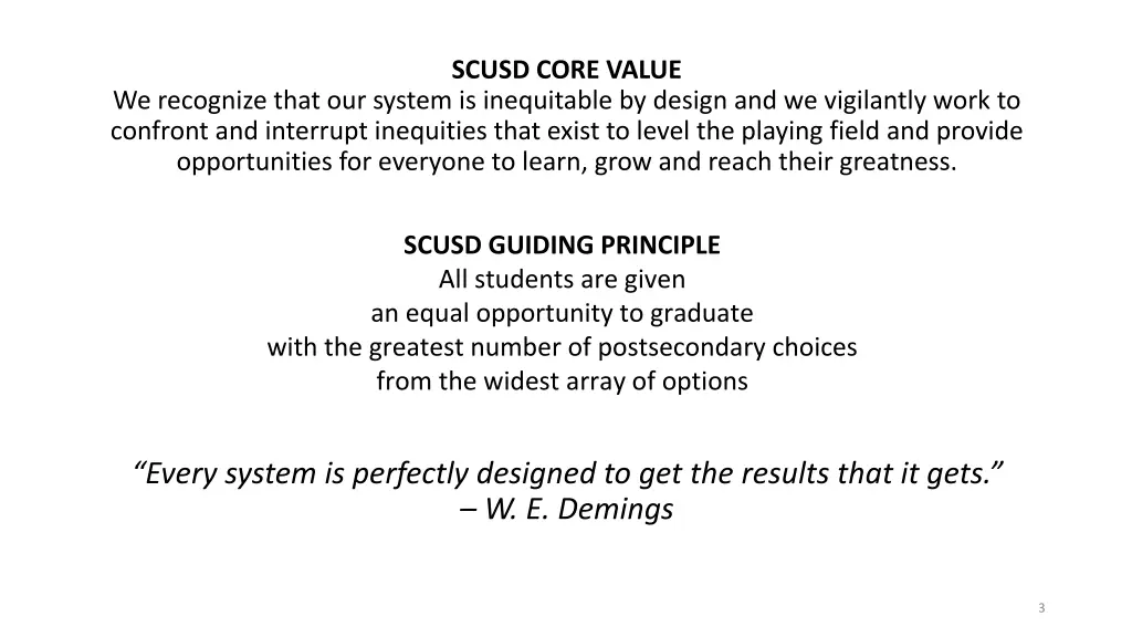 scusd core value