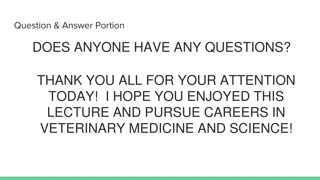 question answer portion