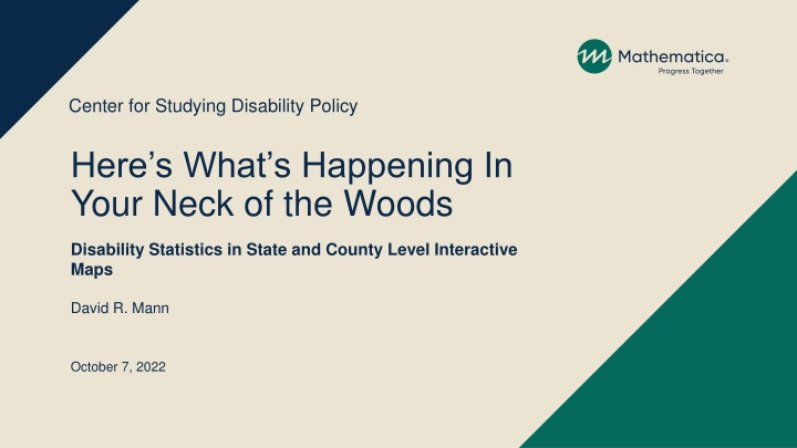 center for studying disability policy