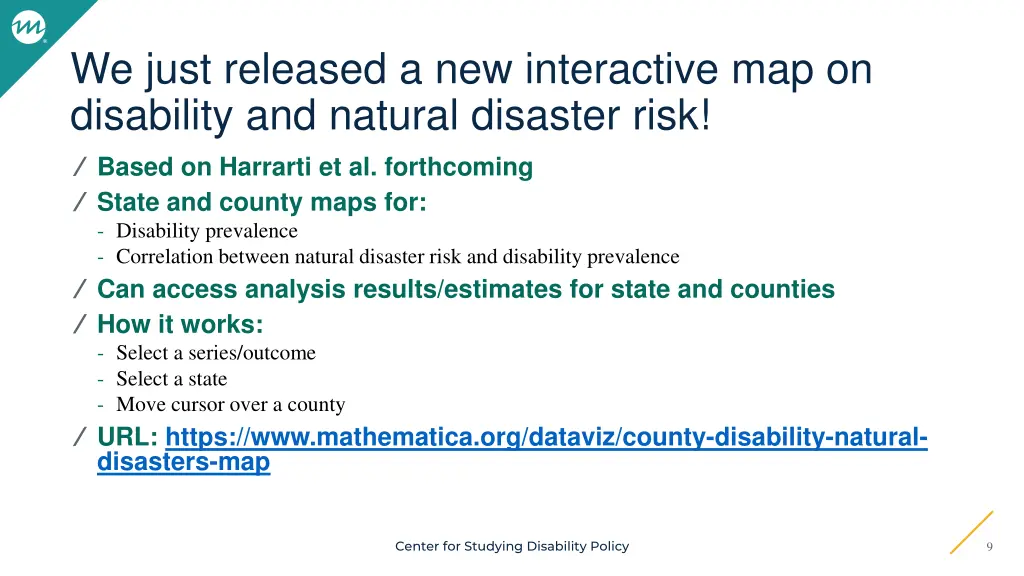 we just released a new interactive