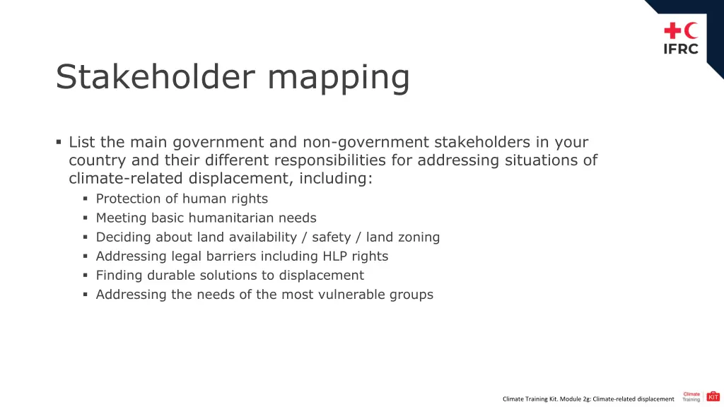 stakeholder mapping