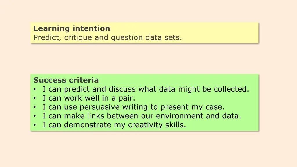 learning intention predict critique and question