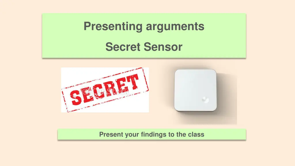 presenting arguments
