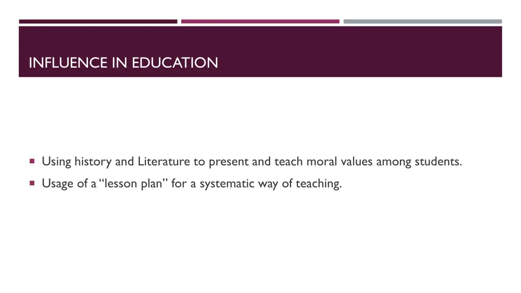 influence in education