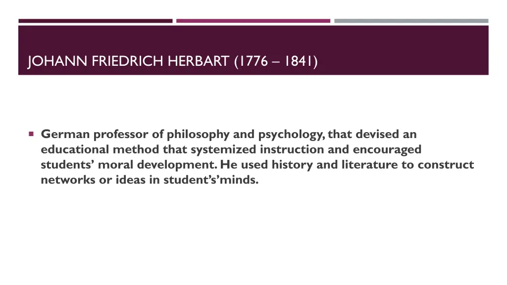 johann friedrich herbart 1776 1841 1