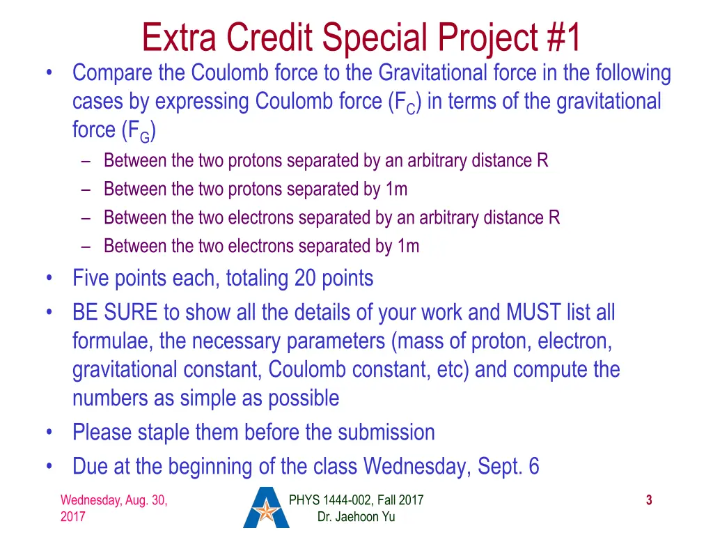 extra credit special project 1 compare