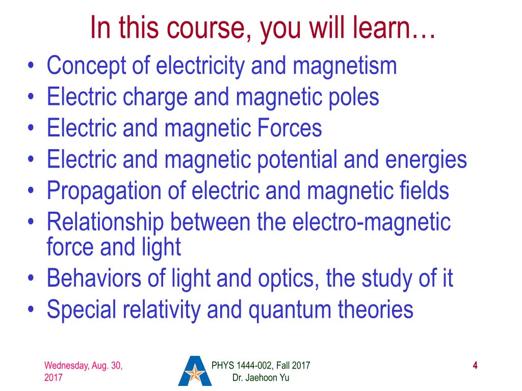 in this course you will learn concept