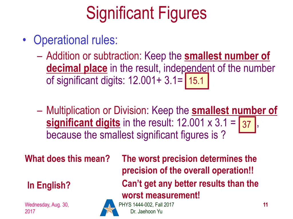 significant figures 1