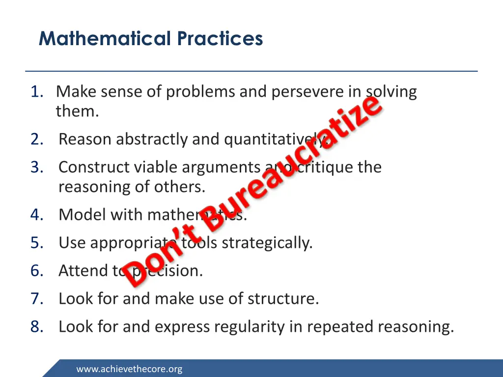 mathematical practices