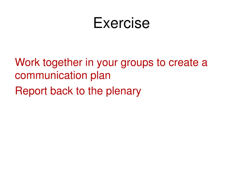 exercise 1