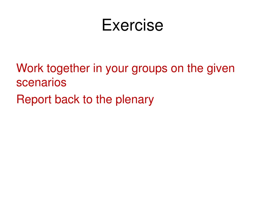exercise 2