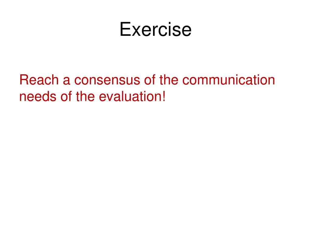 exercise