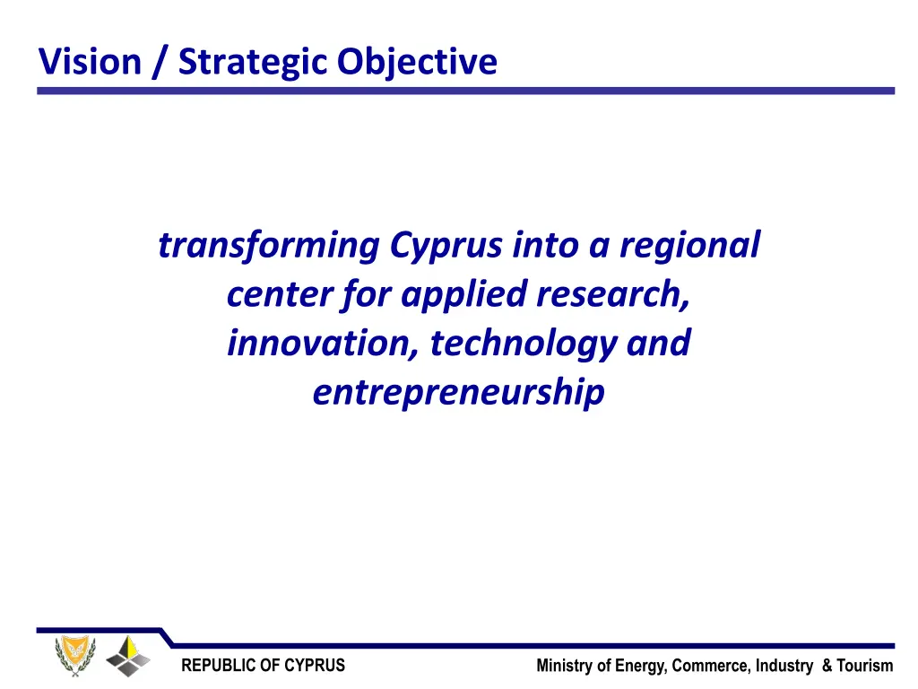 vision strategic objective