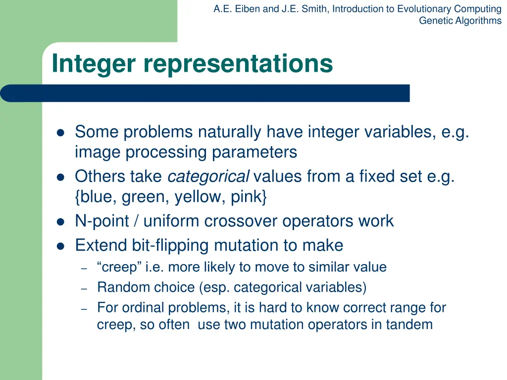 a e eiben and j e smith introduction 20
