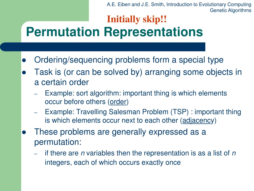 a e eiben and j e smith introduction 29