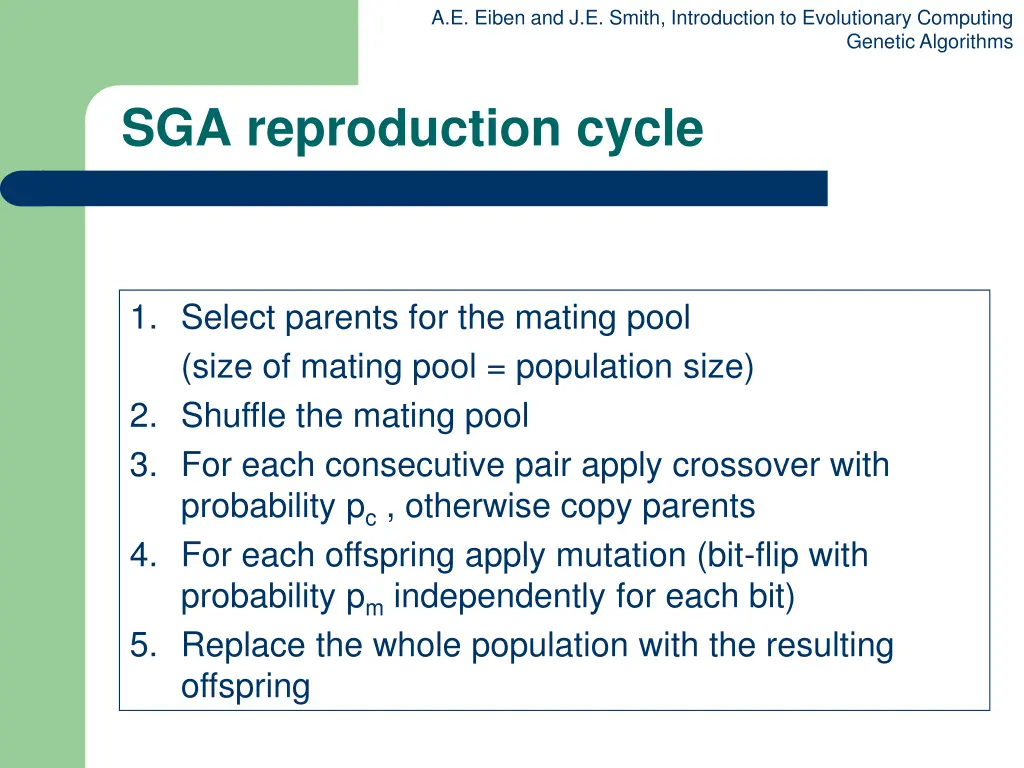 a e eiben and j e smith introduction 4