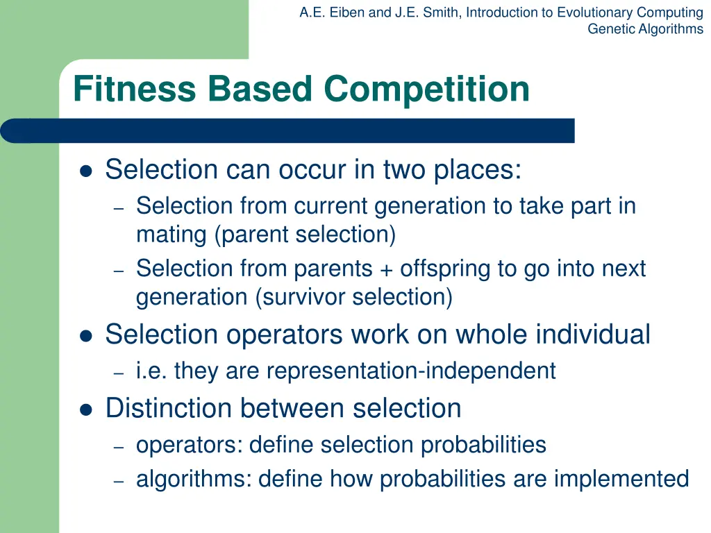 a e eiben and j e smith introduction 48