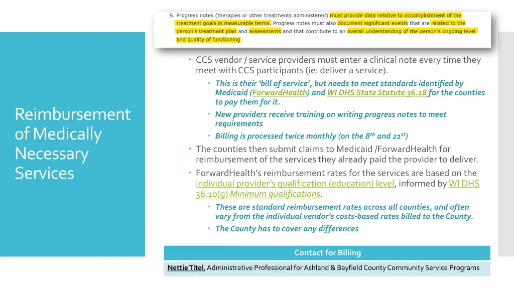ccs vendor service providers must enter