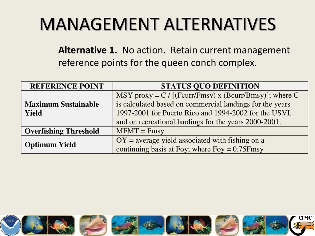 management alternatives 8