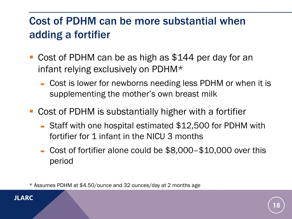 cost of pdhm can be more substantial when adding