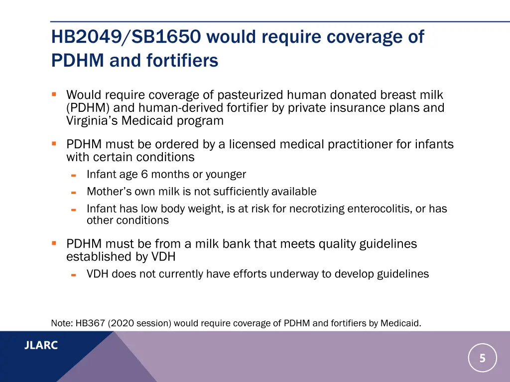 hb2049 sb1650 would require coverage of pdhm
