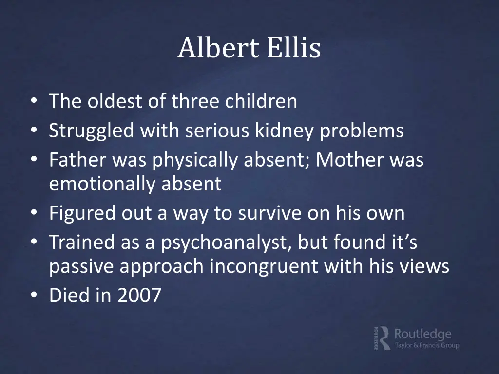 albert ellis