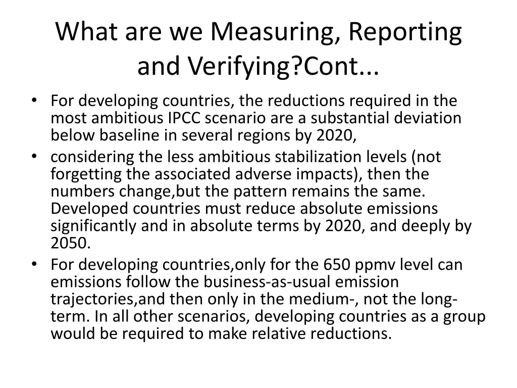 what are we measuring reporting and verifying 1