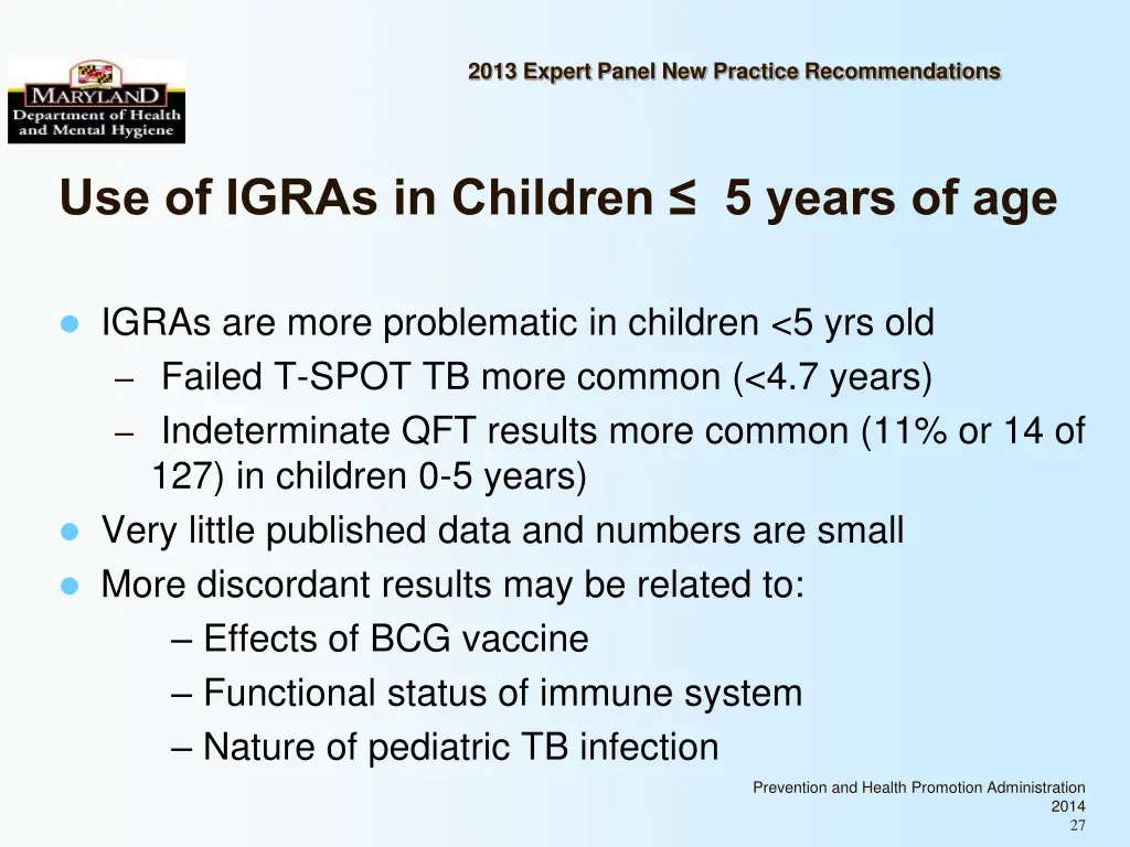 2013 expert panel new practice recommendations 26