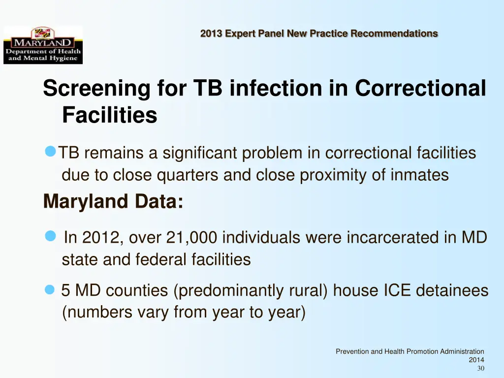 2013 expert panel new practice recommendations 28